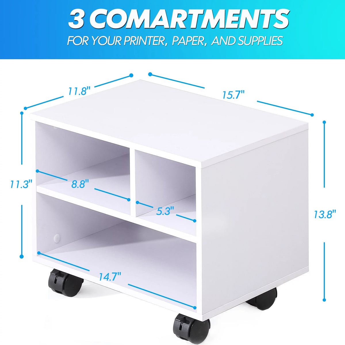 Printer Stand On Wheels Z35811