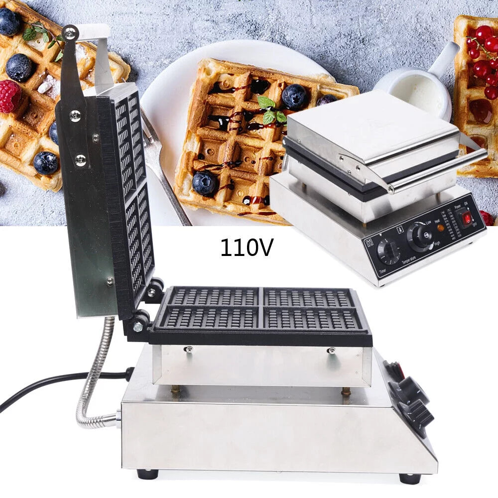 1750W Non-Stick Electric Waffle Maker S382