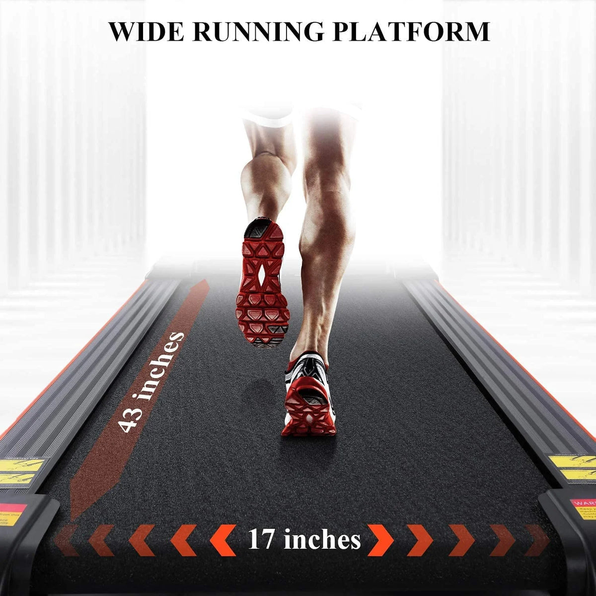 Foldable Electric Treadmill with 15 Pre-Set Programs H38112