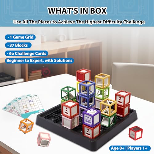 STEM Logic Puzzle Game 60+ Challenges Y53046