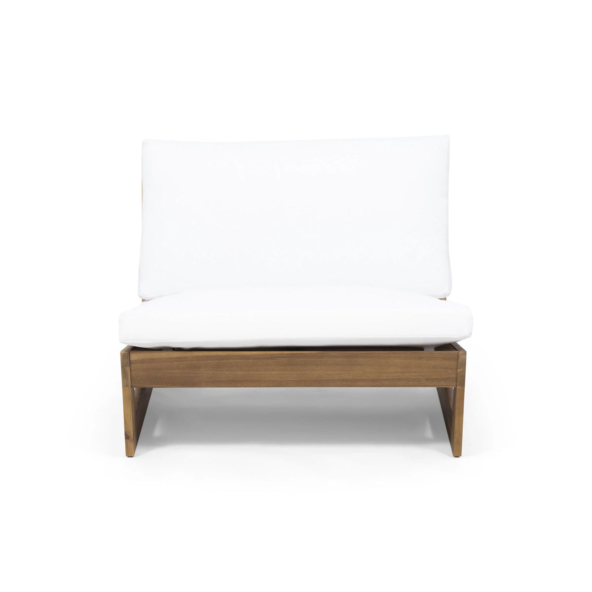 Acacia Wood Outdoor Club Chair with Cushions Y297496