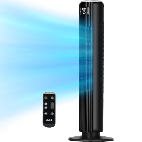 White 36 Inch Tower Fan with Remote S376549