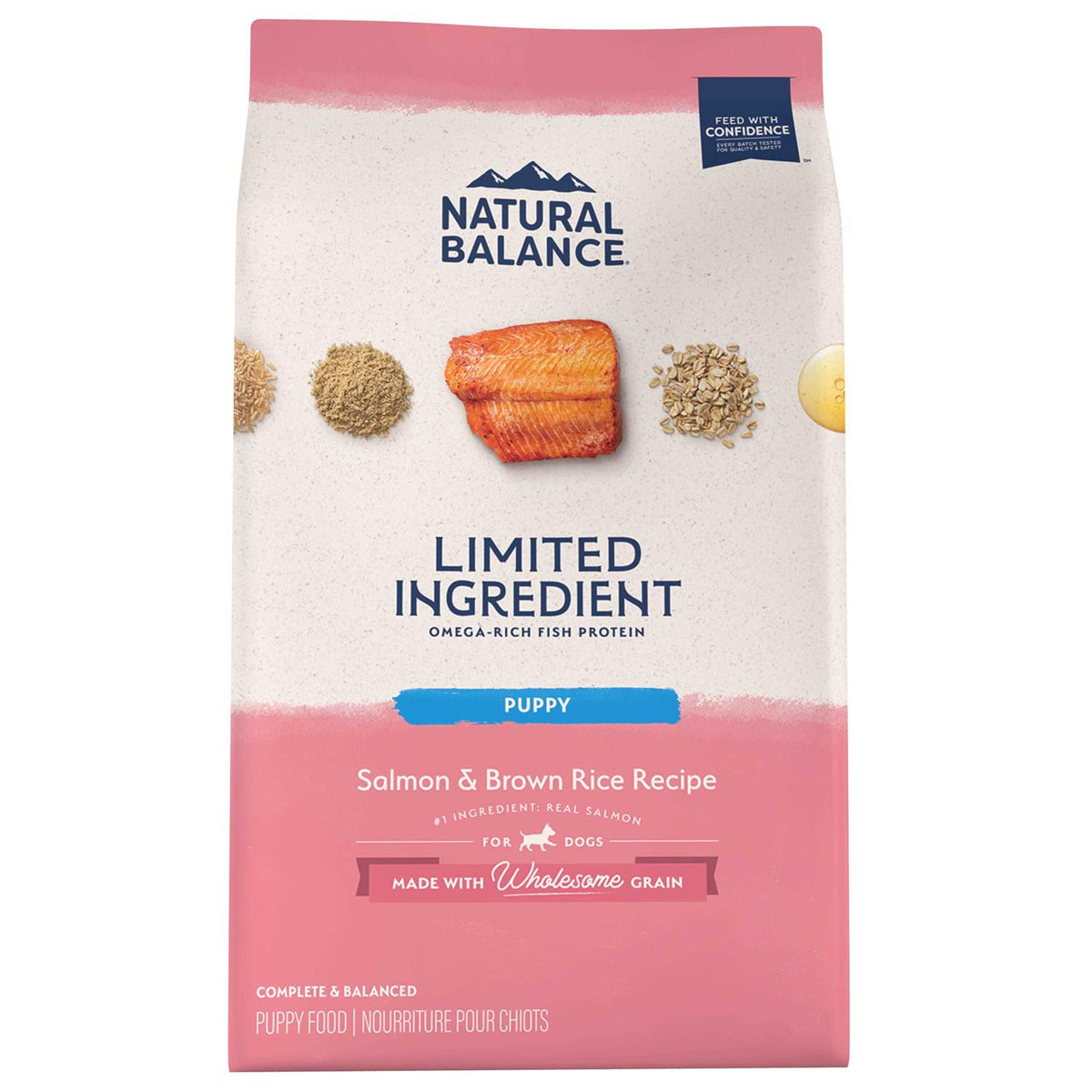 Salmon & Brown Rice Puppy Dry Dog Food D25568