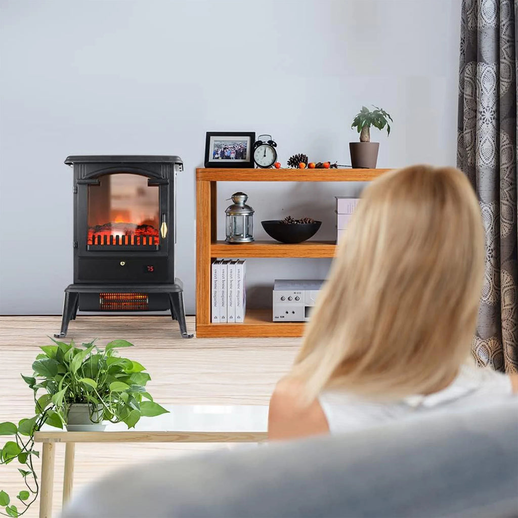 Electric Fireplace Heater Stove with Remote 2 Pack F5770