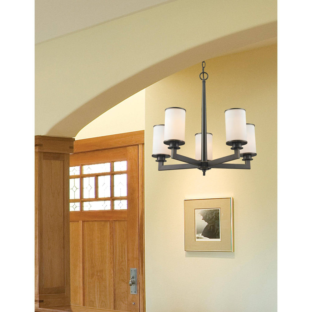 Brushed Nickel 3 Light Semi-Flush Mount Y8719