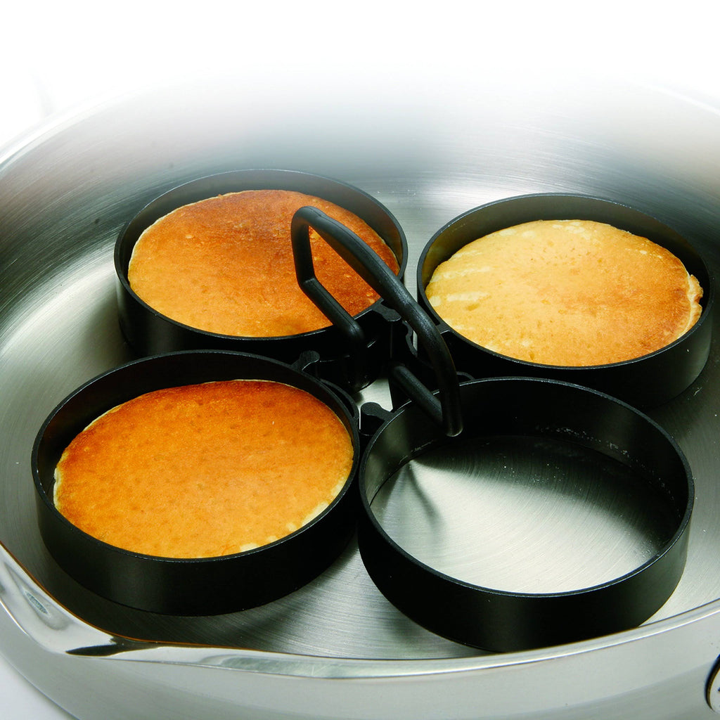 Nonstick 4-Piece Egg/Pancake Ring Set U8739