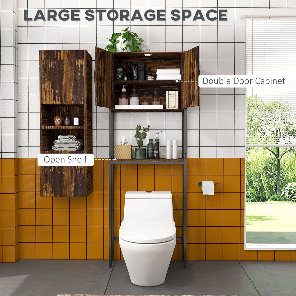 Over The Toilet Storage Cabinet with Shelf W143