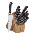 16 Pc Knife Set with Rubberwood Block M269