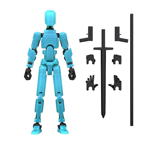 6 Pack 3D Printed Multi-Jointed Movable Action Figure T20749