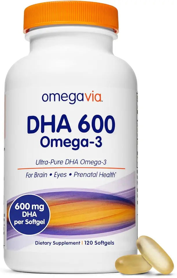 600 mg DHA Omega-3 Softgels U386