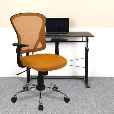 Orange Mesh Task Chair L224