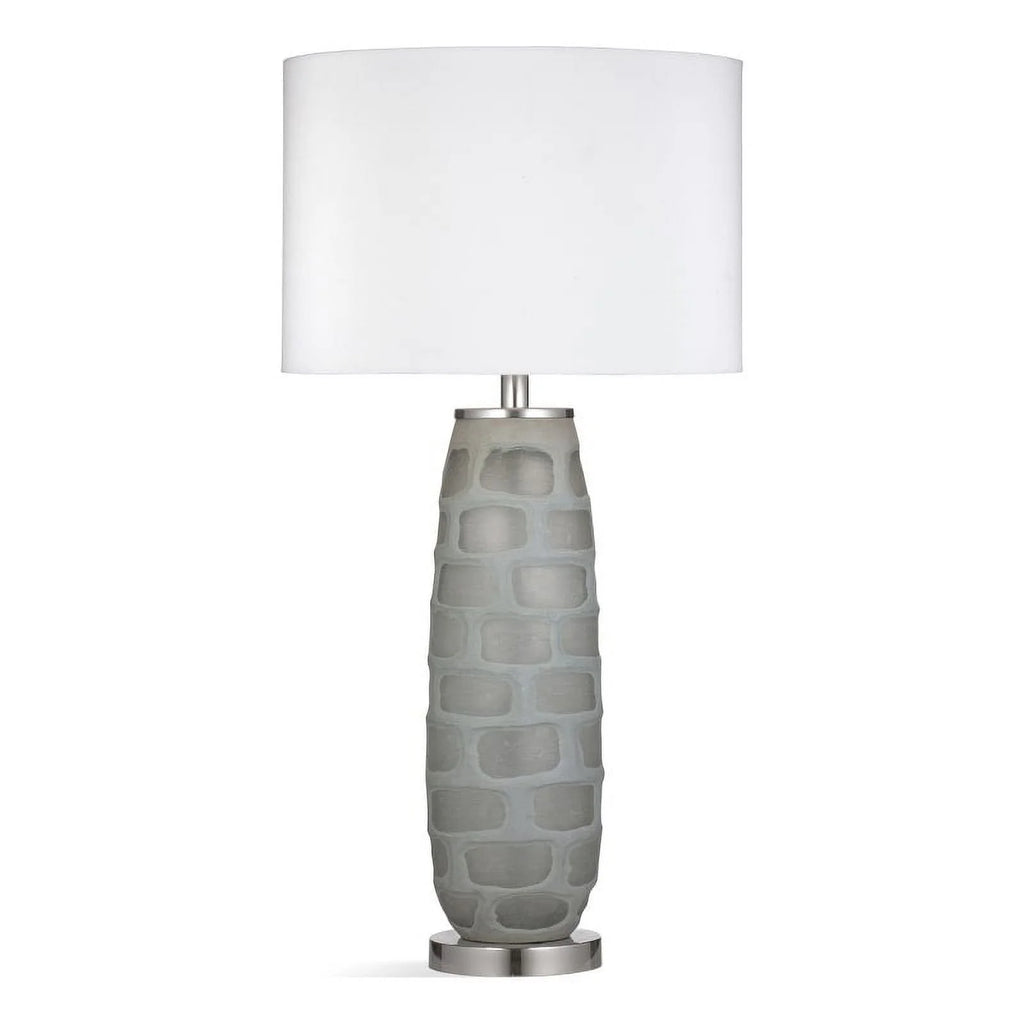 Gray Glass Table Lamp N619
