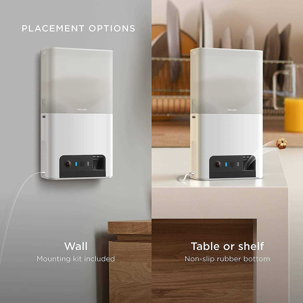 WiFi Pet Monitoring Camera with Treat Dispenser W373978