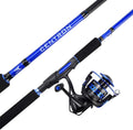 Fishing Rod and Reel Combo, IM6 Graphite 2Pc, Stainless Steel Guides with Ceramic Rings, EVA Handles W268185