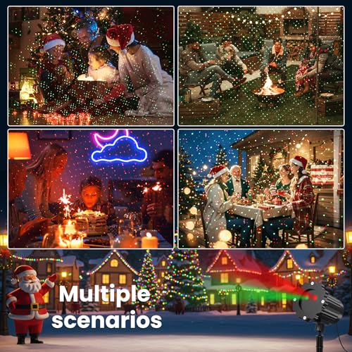 Waterproof Christmas Laser Lights Outdoor with Remote S7183