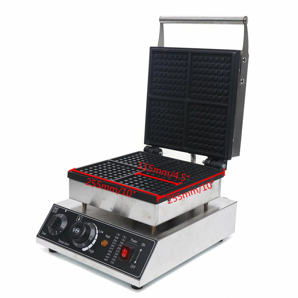 1750W Non-Stick Electric Waffle Maker S382
