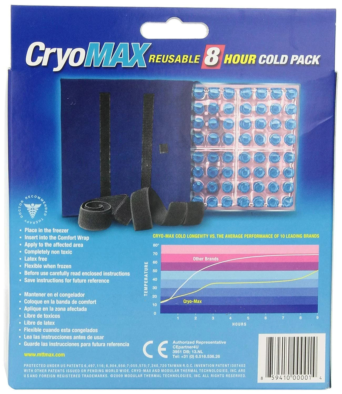 Reusable Cold Pack 8 Hour Large 12 X 12 R120