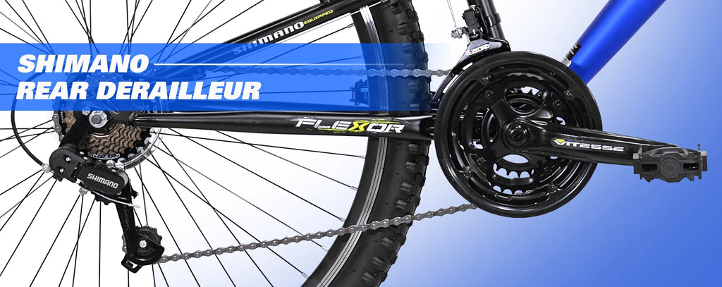 Blue Dual Suspension Mountain Bike W5140
