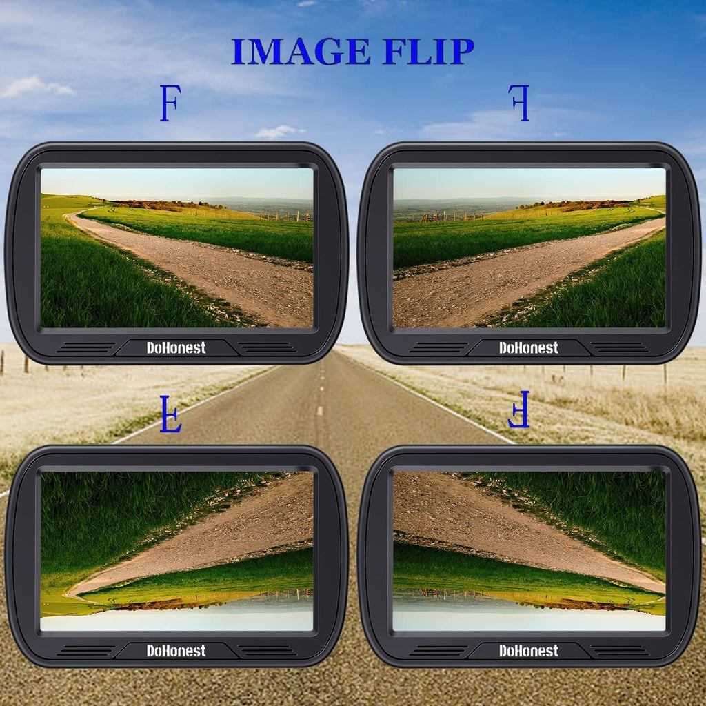 Wireless Backup Camera with 5'' Monitor HD 1080P R1871