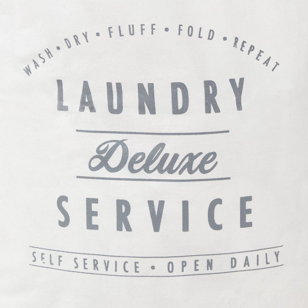 2 Pack Ivory Grey Canvas Laundry Hamper X18272