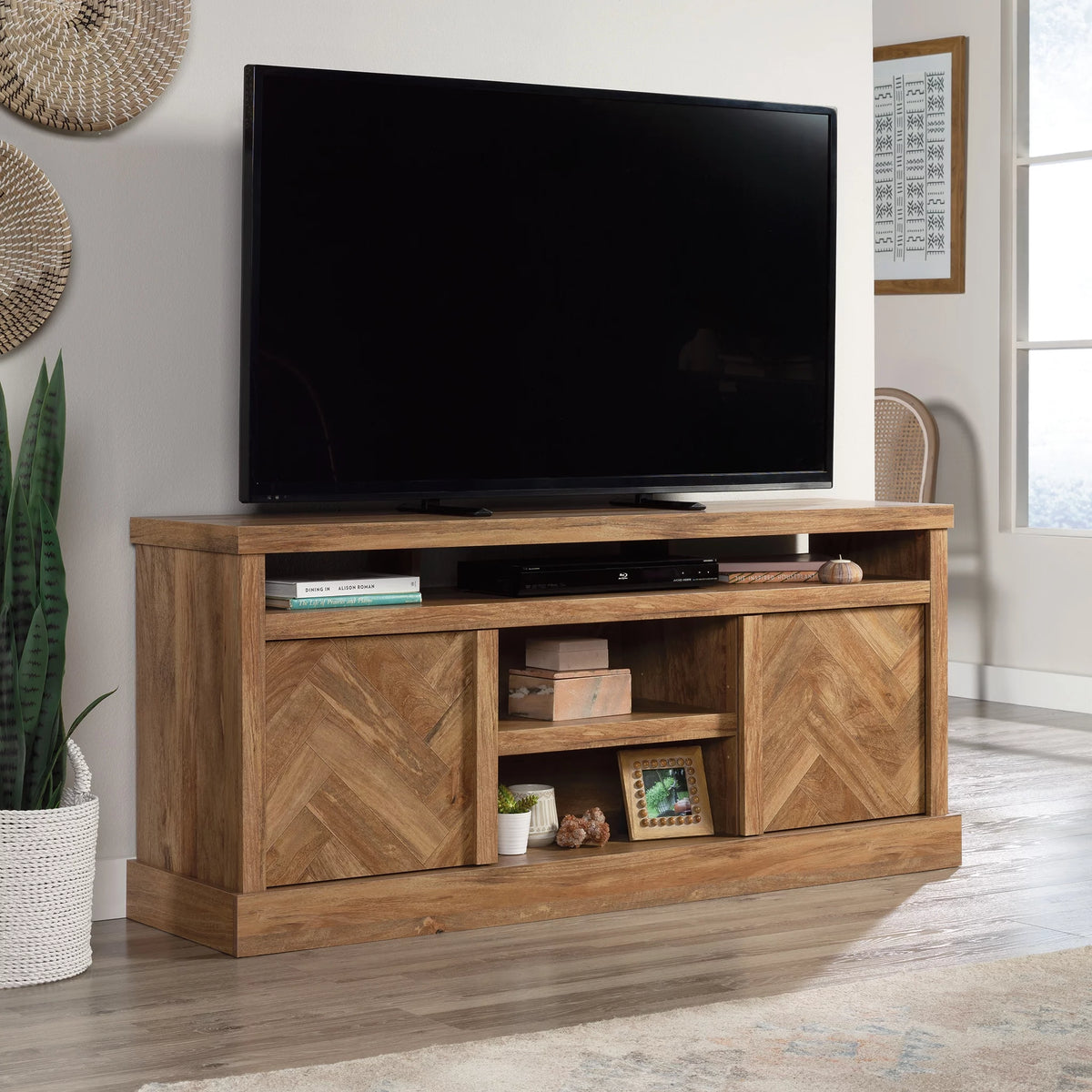 Herringbone TV Stand for TVs up to 65" X495777