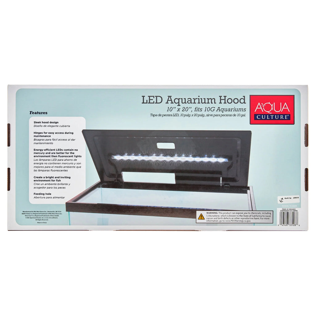 LED 10 Gallon Fish Tank Hood A4823
