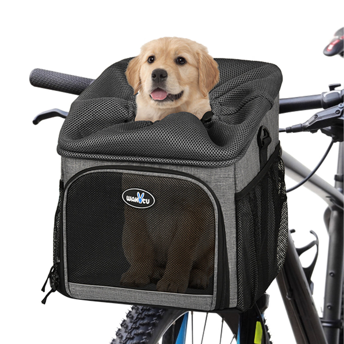 Foldable Removable Pet Bicycle Carrier Backpack O294