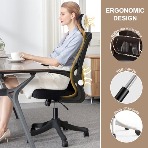 Ergonomic High Back Mesh Office Chair with Lumbar Support P132