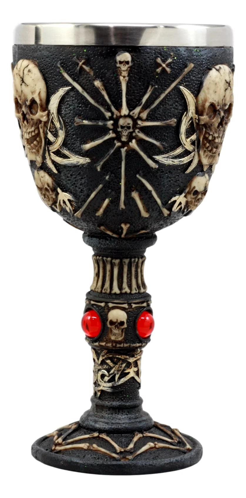 Skull Wine Goblet 6oz T24095