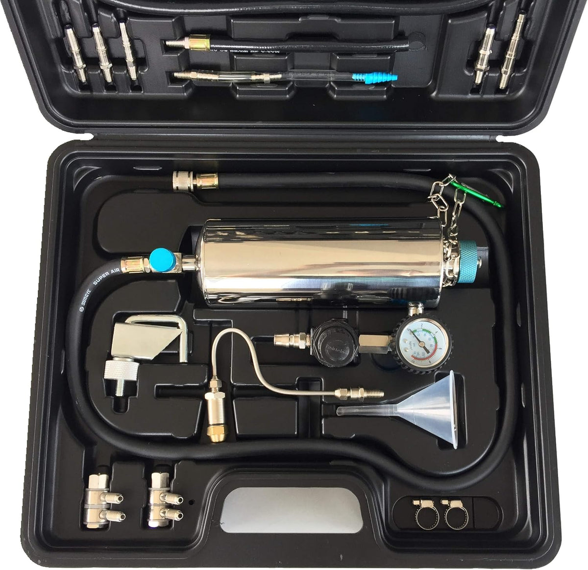 Non-dismantle Fuel Injector Cleaner Kit 600ML with Case 120PSI F131