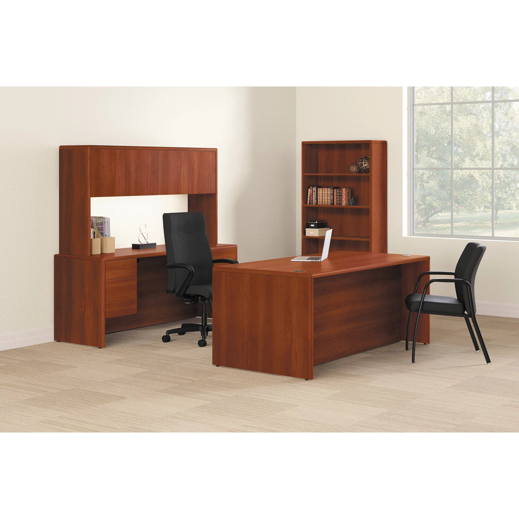 Wood Peninsula with End Panel Q4826