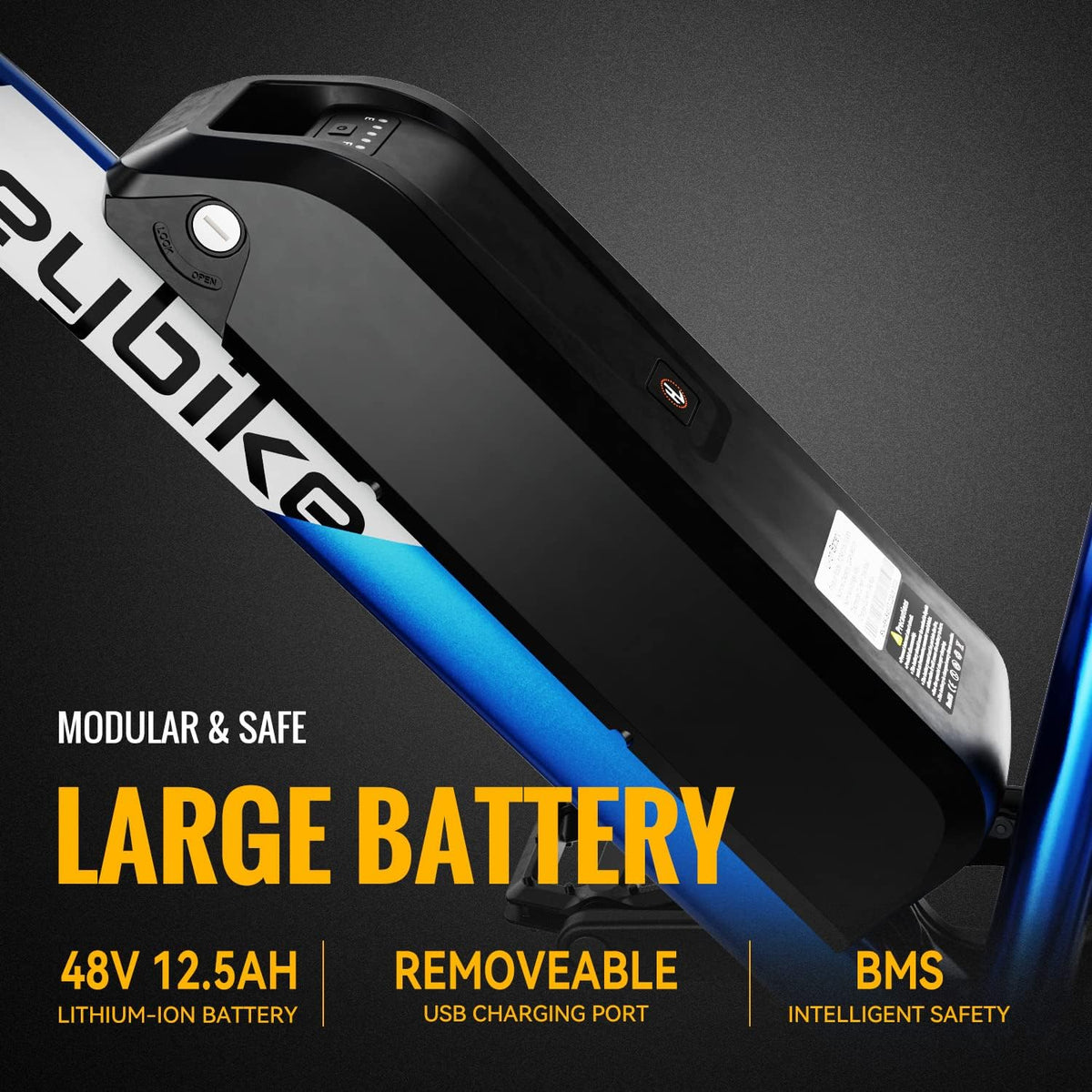 500W Motor 48V 12.5AH Battery 27.5 Electric Mountain Bike I88944
