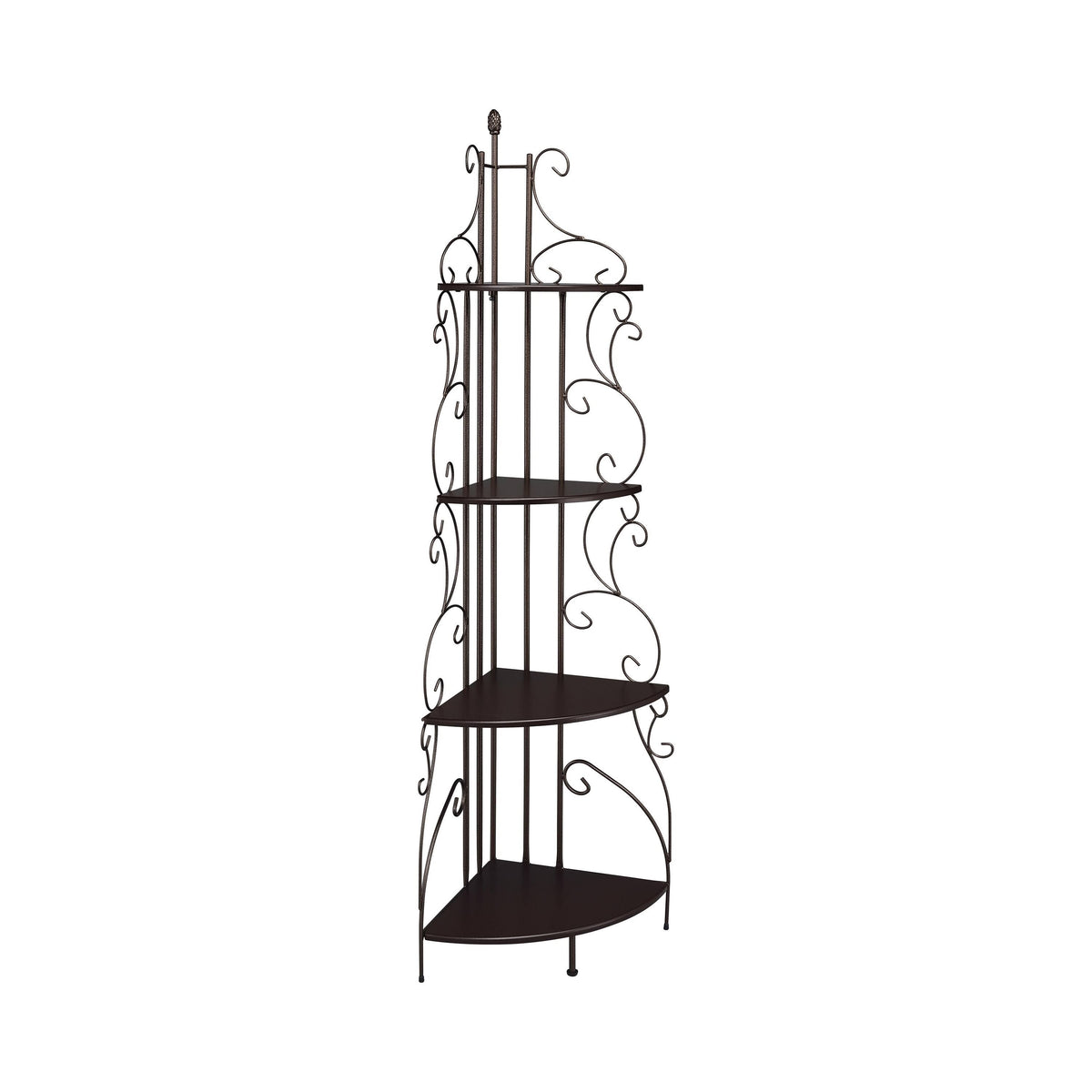 4-Shelf Corner Bookcase R975