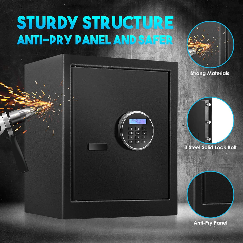 1.72 Cub Fireproof Waterproof Combination Lock Safe Box with Keypad G519