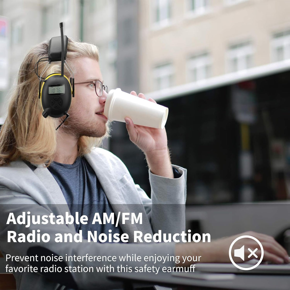 Am/Fm Radio 30db Noise Cancelling Ear Protection V9082
