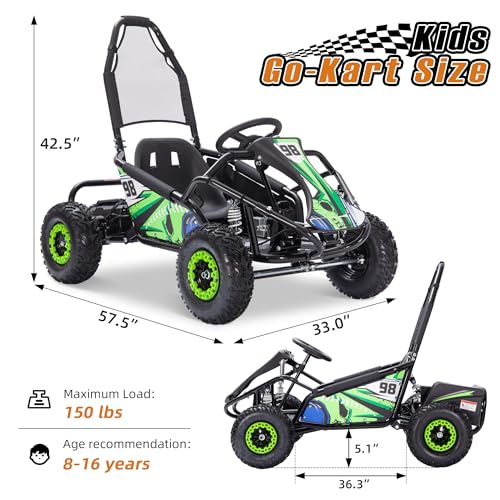 48V 12Ah Battery Electric Go Kart U88132