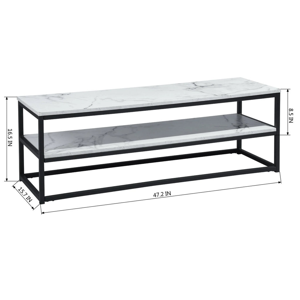 White Wooden End Table with Storage W104241