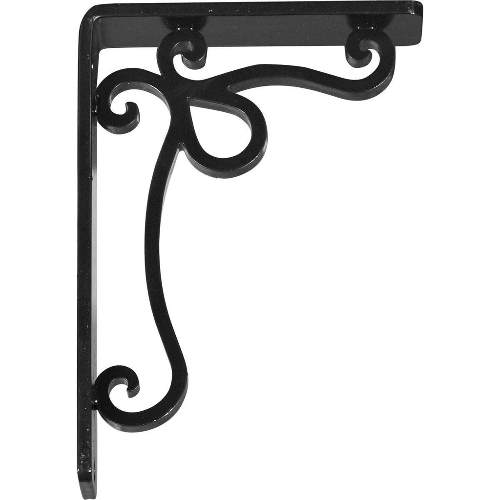 Wrought Iron Bracket Antiqued Brass P549362