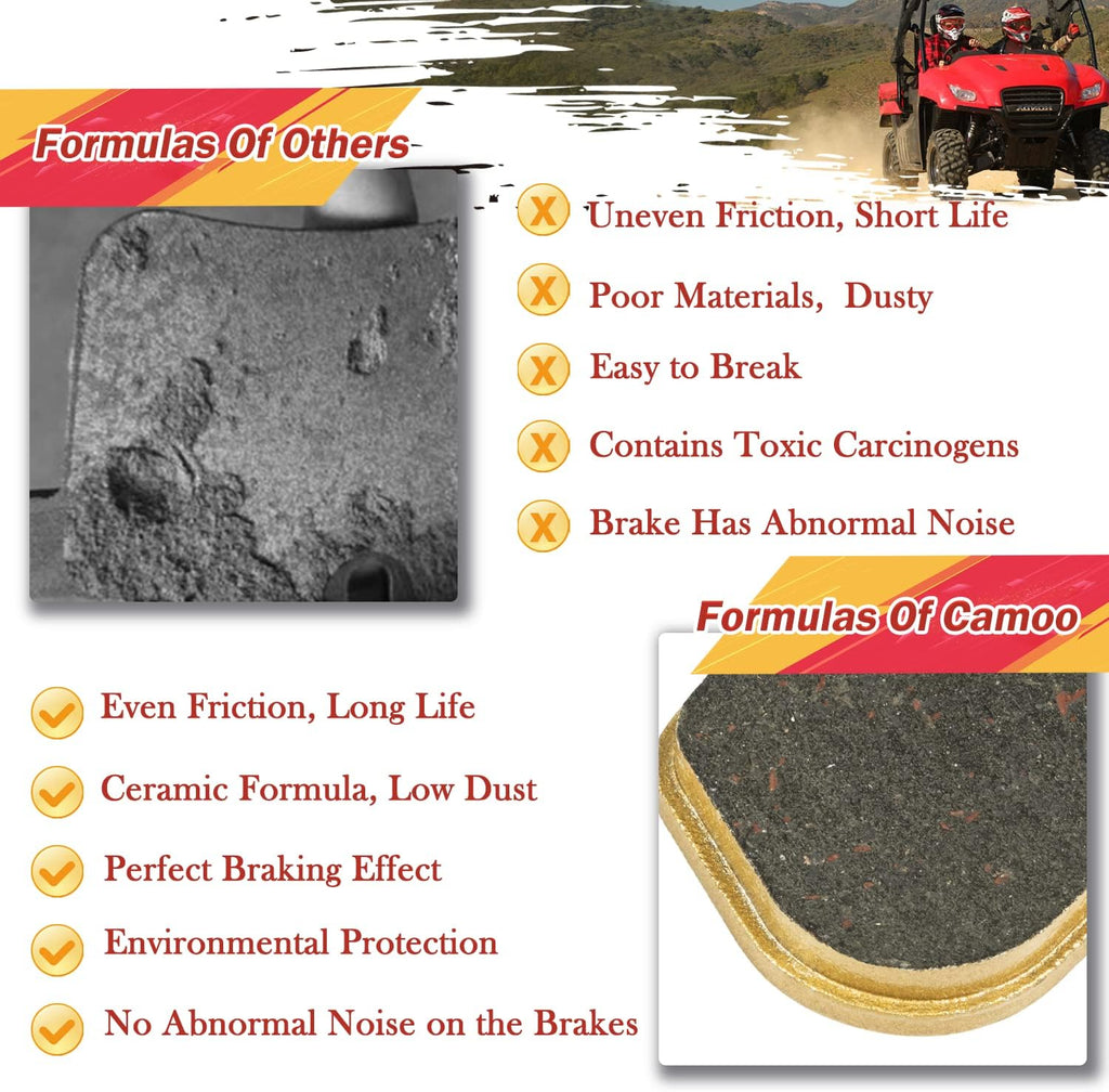 Heavy Duty Front & Rear Ceramic Brake Pad Set U6048