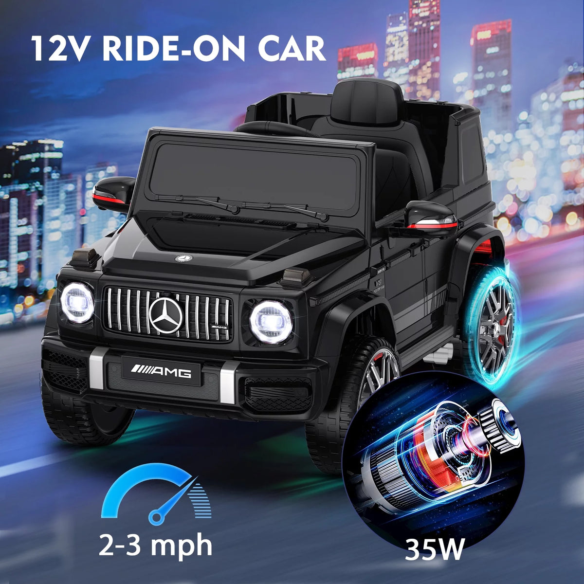 12Volt 1 Seater Powered Ride on Toy with Remote Control P89757