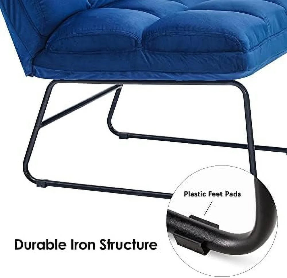 Dark Grey Velvet 2-Seater Armless Loveseat Sofa J853363