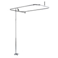 Brushed Nickel Clawfoot Tub/Shower Faucet J36672
