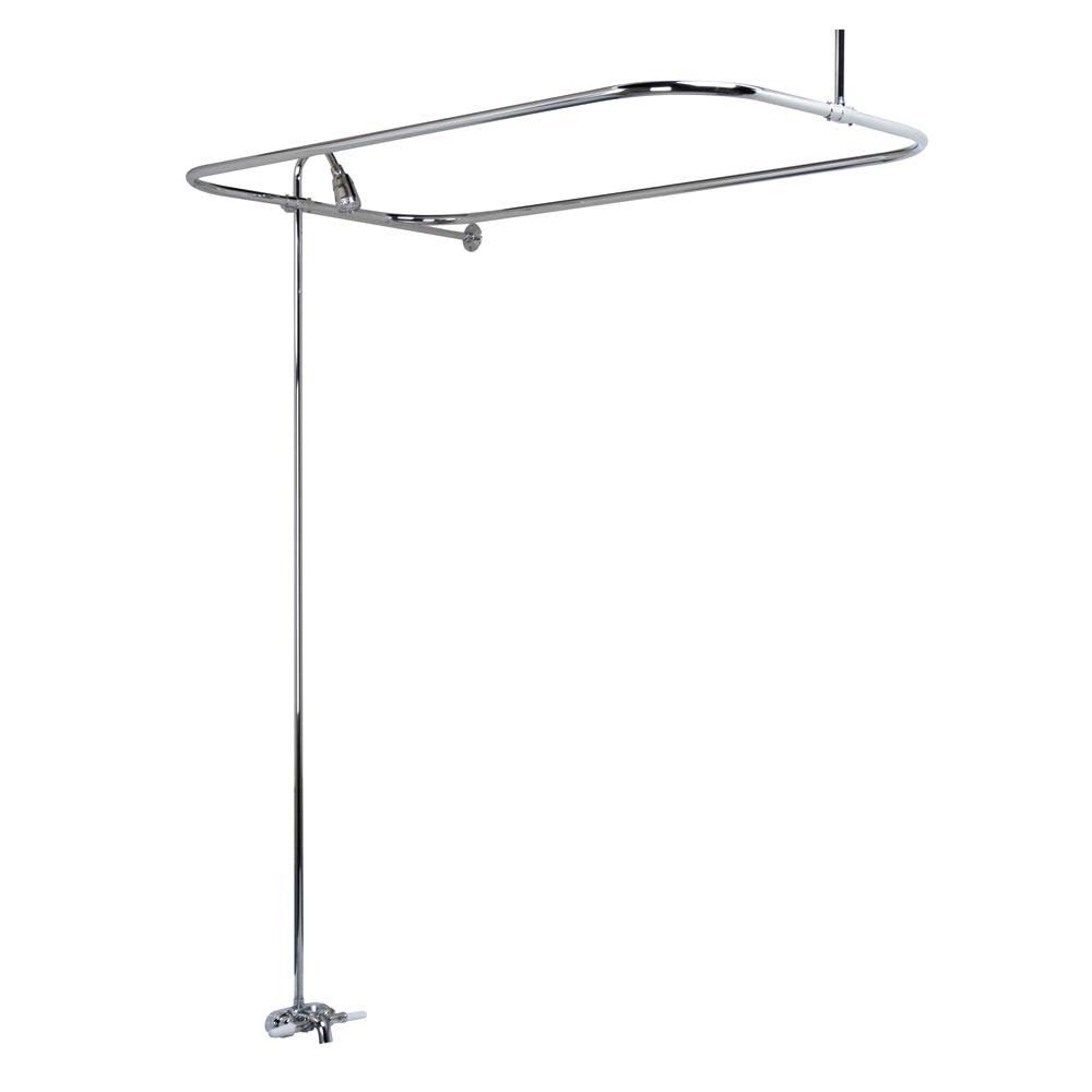 Brushed Nickel Clawfoot Tub/Shower Faucet J36672