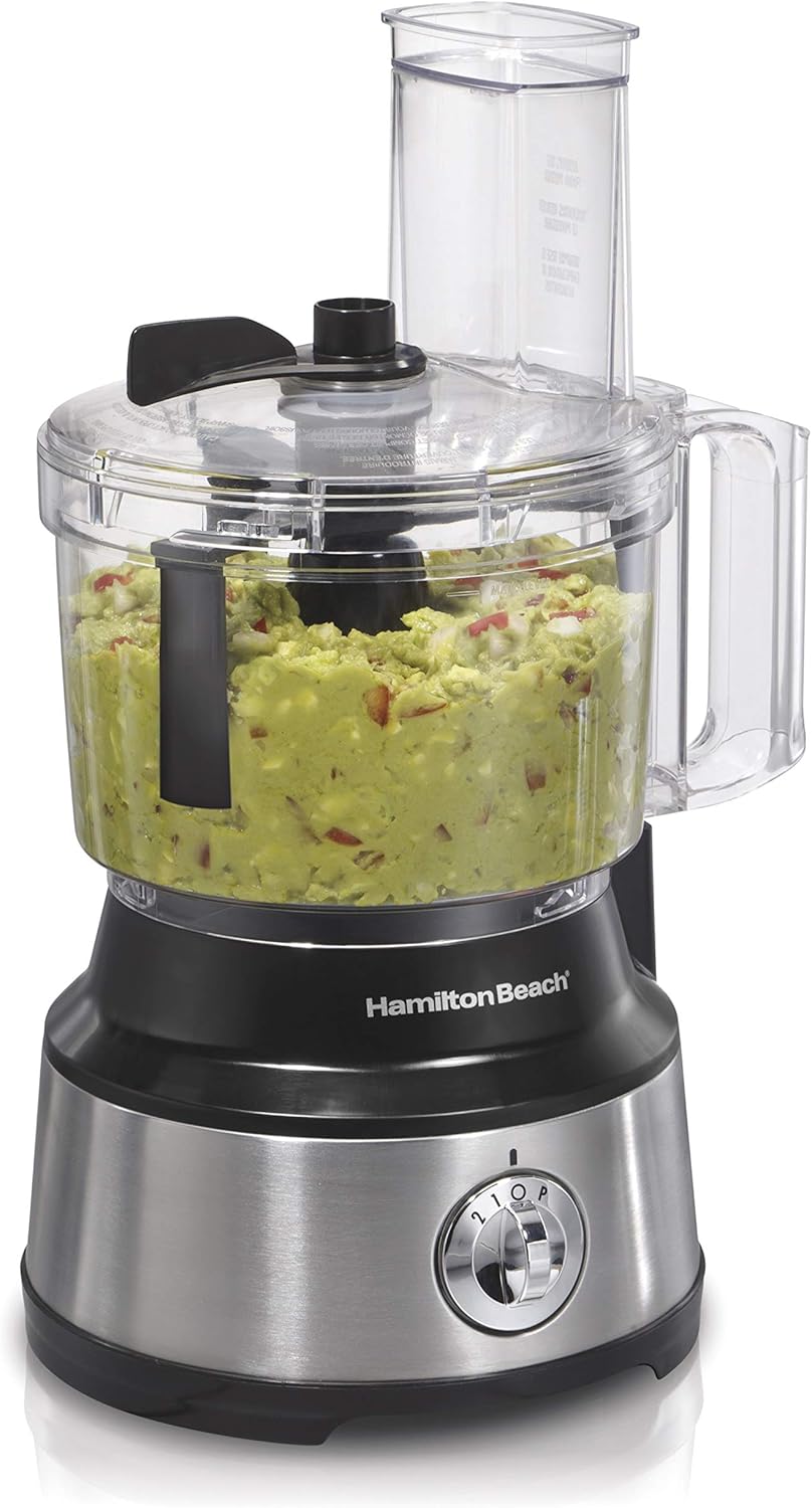 Stainless Steel Electric Indoor Searing Grill, 118 sq. in. Surface Serves 6, Stainless Steel Food Processor & Vegetable Chopper, 10 Cups K8554
