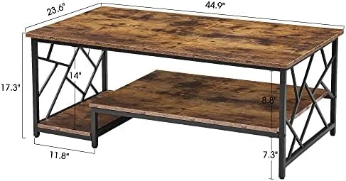 Marble Gold Rectangle Coffee Table E430340