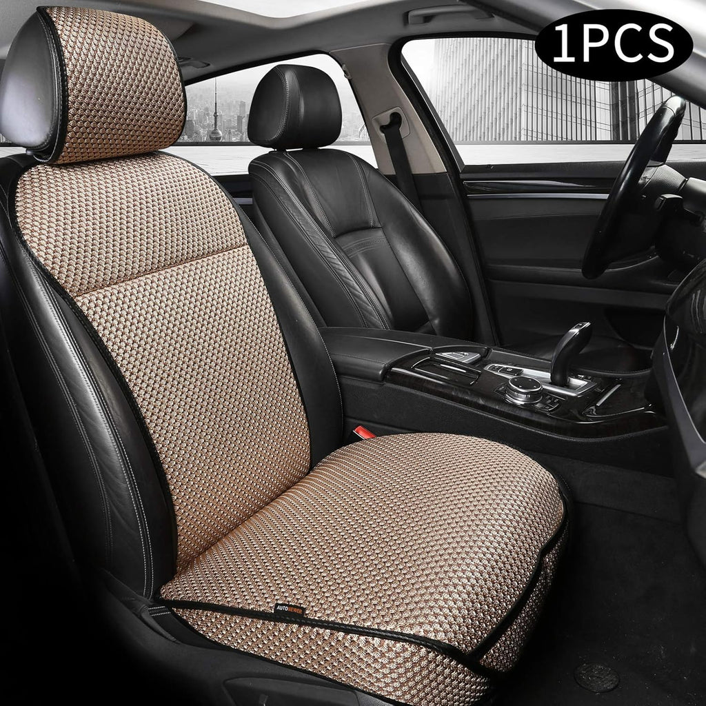 Black Grey 2PCS Breathable Car Seat Cover Y9699