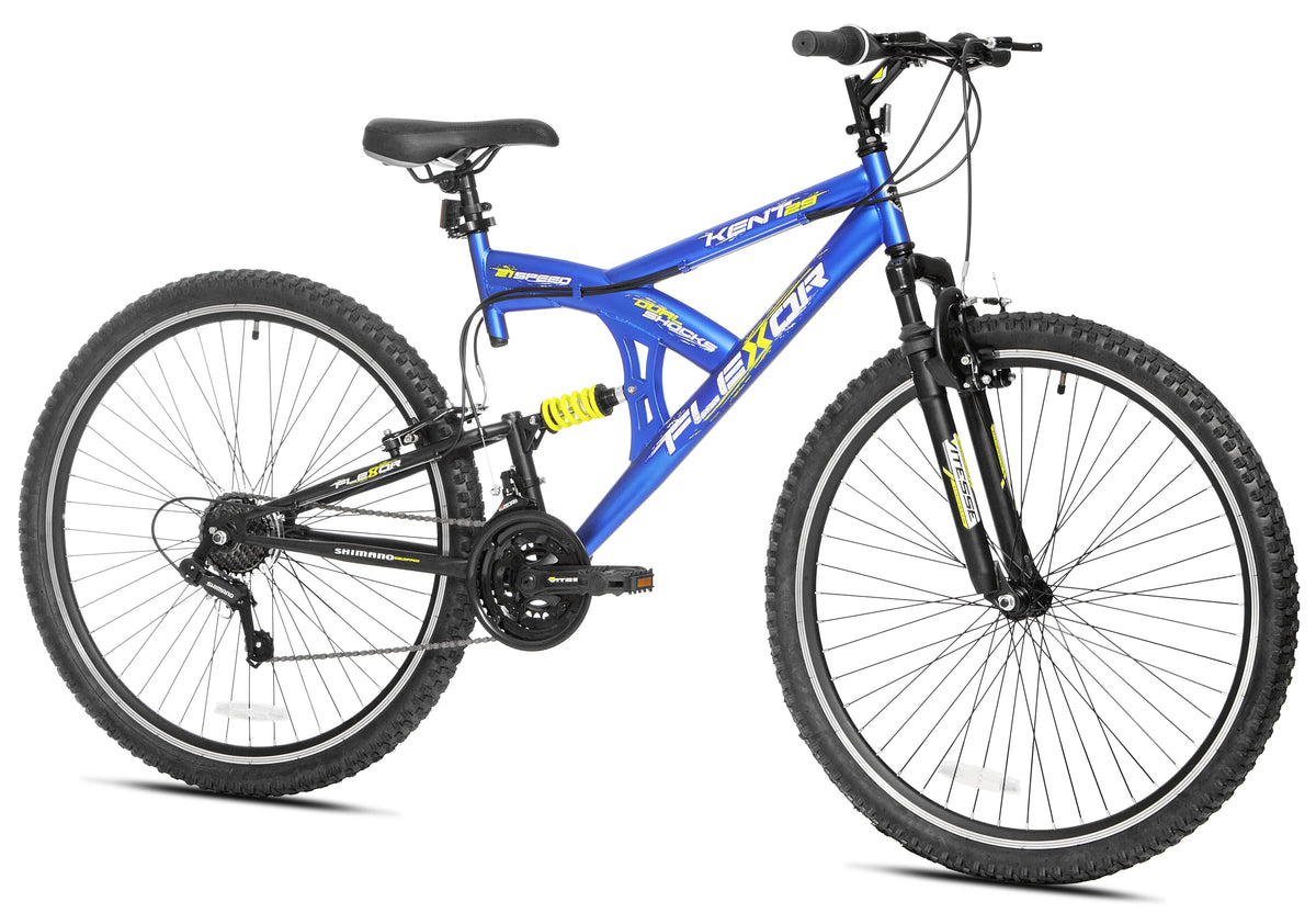 Blue Dual Suspension Mountain Bike W5140