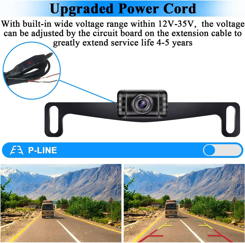 Wireless Backup Camera with 5'' Monitor HD 1080P R1871