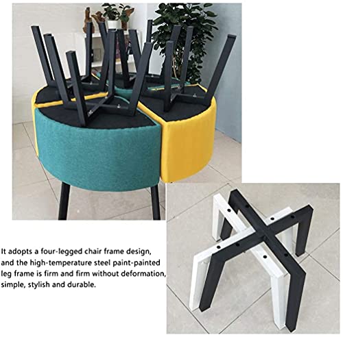 White 80cm Round Table with 4 PU Leather Chairs N33318