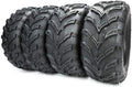 Set of 4 All Terrain ATV UTV Tires 25x8-12 Front 25x10-12 Rear 6PR P247970
